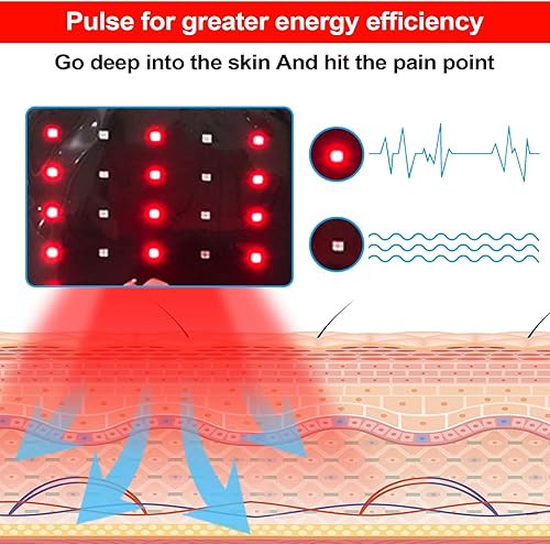 Miniatura 4 de Cinturón de terapia de luz roja Terapia de luz infrarroja cercana para pérdida de peso corporal Cinturón lipo en casa Máquina de luz de contorno