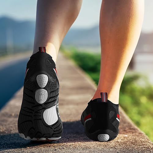 Miniatura 8 de Z-joyee - Zapatos acuáticos de secado rápido, multiuso, sensación de pie descalzo, para usar en la playa, nadar o surfear, para hombre y mujer