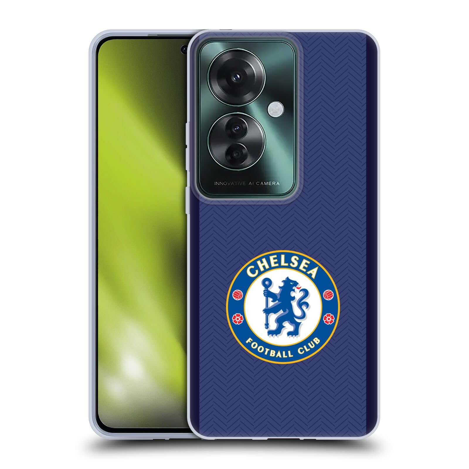 Officially Licensed Chelsea Football Club Home 2020/21 Kit Soft Gel Case Compatible with Oppo Reno11 F 5G / F25 Pro 5G