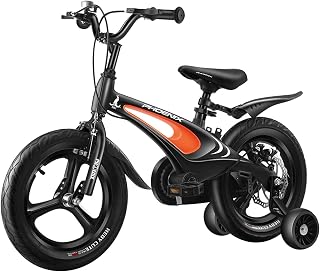 FUFU 12-18 Inch Children's Bicycle, High-carbon Steel Frame, Suitable for Children Aged 2-13, with Auxiliary Wheels and Brackets