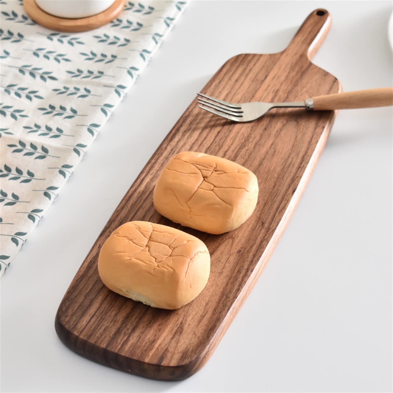 Tabla De Cortar Plegable, Tabla De Cortar De Calidad para Cocina, Bloques De Cortar De Madera De Haya Y Nogal, Tabla De Cortar para Pizza, Pan, Fruta, Sushi, Bandeja Par,1