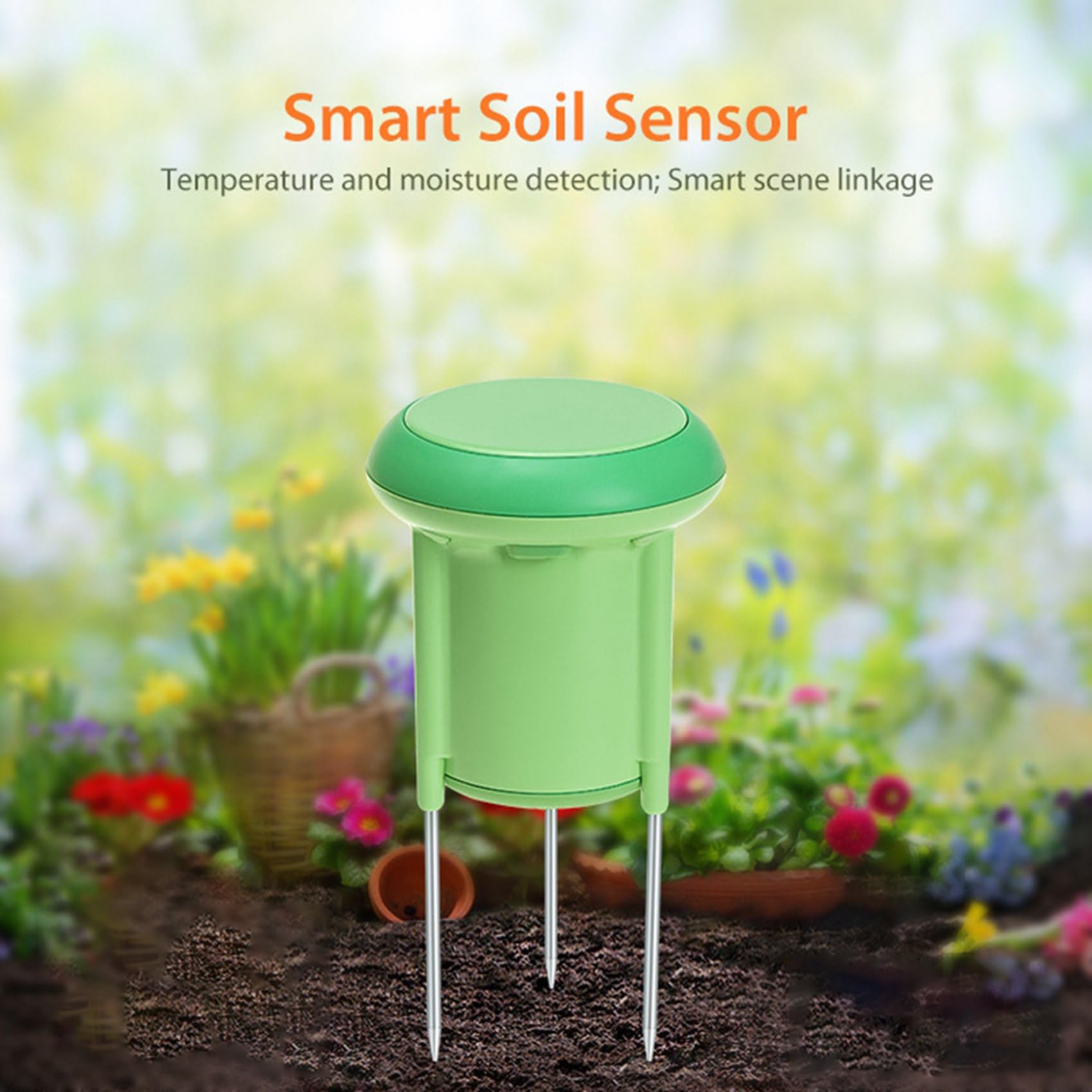 2X Tuya Zigbee Soil Tester Miernik Temperatury i Wilgotności Termohigrometr Automatyzacja Ogrodu Detektor Nawadniania