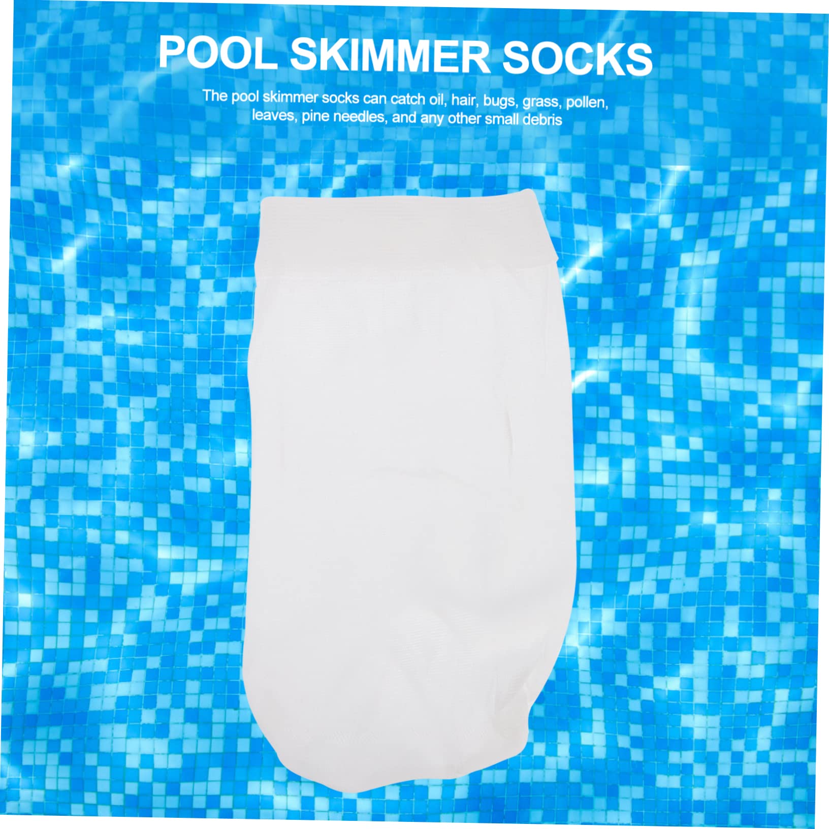 Toyvian 5 Series Calcetines De Filtro De Piscina Cesta para Skimmer De Piscina Accesorios Skimmers De Natación Colador De Piscina Calcetines para Skimmer De Piscina 8 Piezas x 5