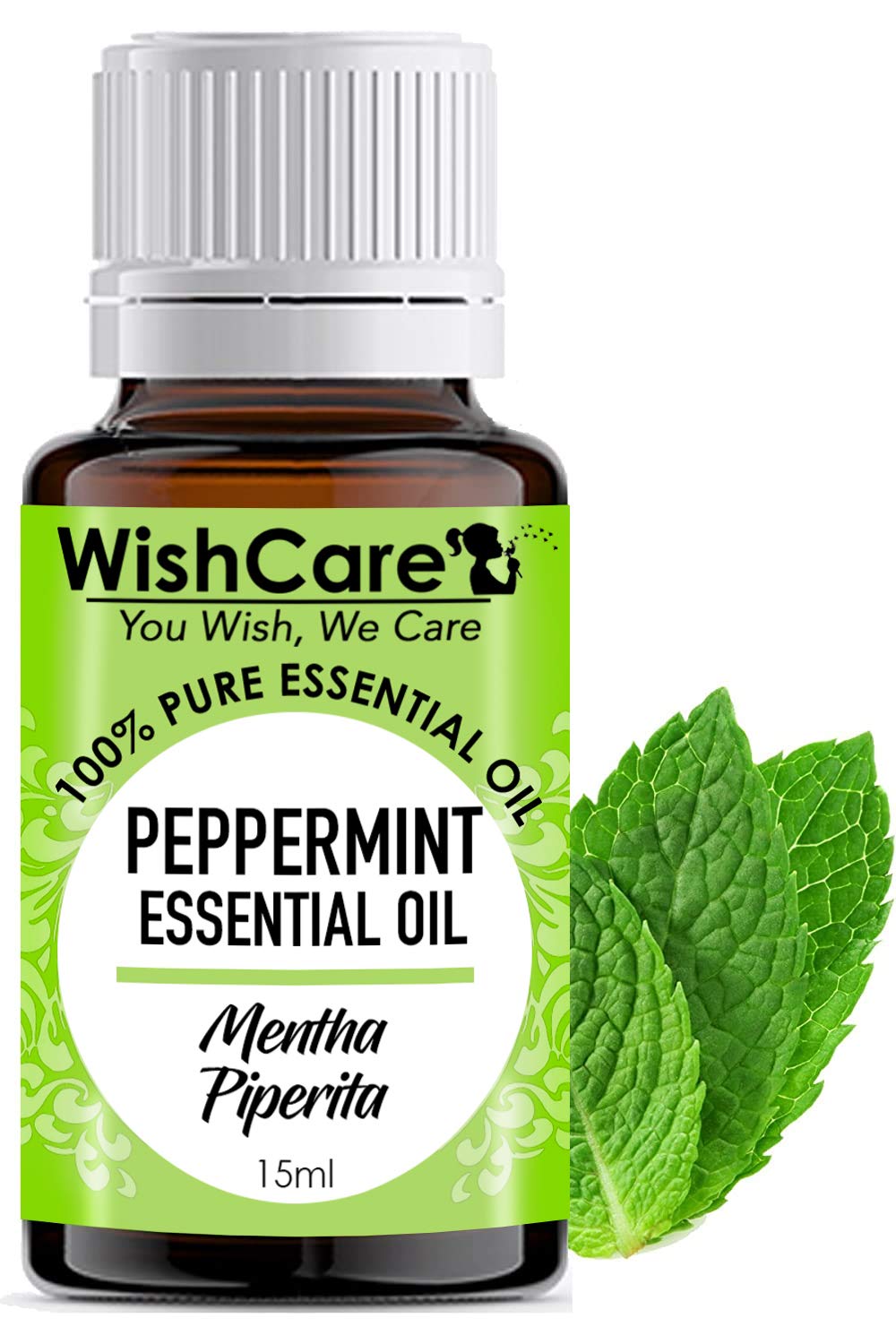 WishCare® Peppermint Essential Oil 15 ML - 100% Pure, Undiluted & Natural - For Aromatherapy, For Skin & Muscles| To Eliminate Foul Odors (B072JW4TM2) Amazon Price History, Amazon Price Tracker