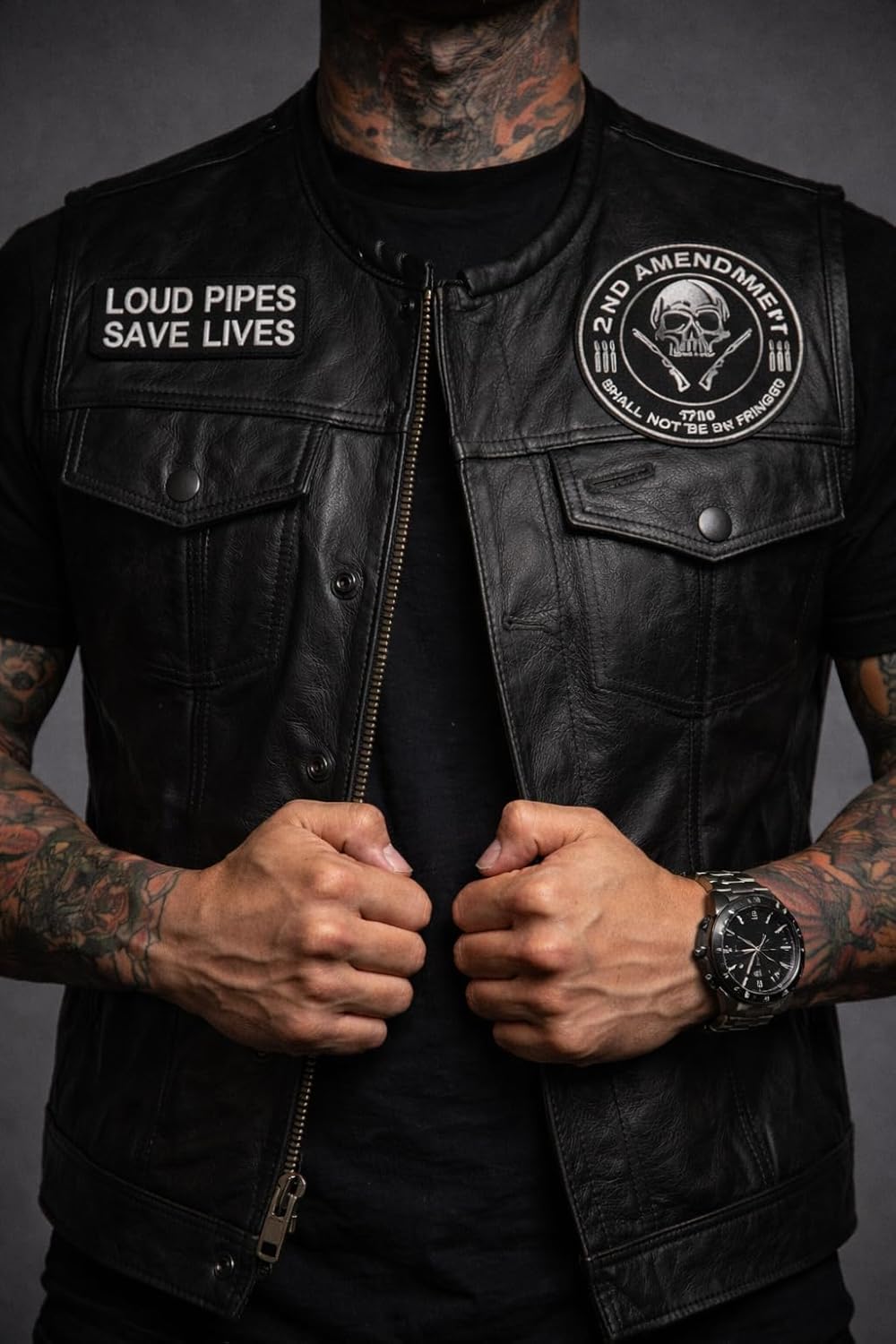 FTW Live to Ride 15pc. Patch Set | American Flag, Skull, Pow Mia, 2nd Amendment & More | Versatile Iron-On Motorcycle & Jacket Patches - Nixon Thread Co.