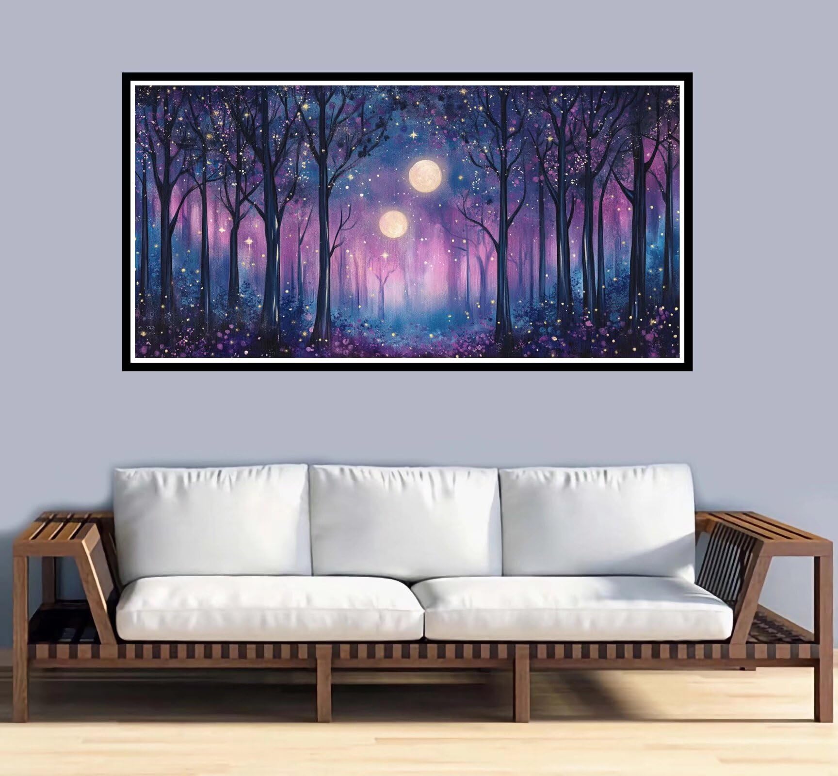 Grande Dipingere con i Numeri 60x120cm Dipingere con i Numeri Adulti Foresta Paint by Numbers Hobby Creativi Adulti e Principianti fai da te Kit Completo Craftoria,Decorazioni Casa Regalo Luna-y1275