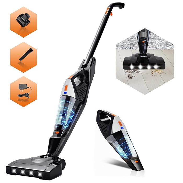 Buy Cordless Vacuum, Hikeren Portable Stick Vacuum Cleaner, Powerful