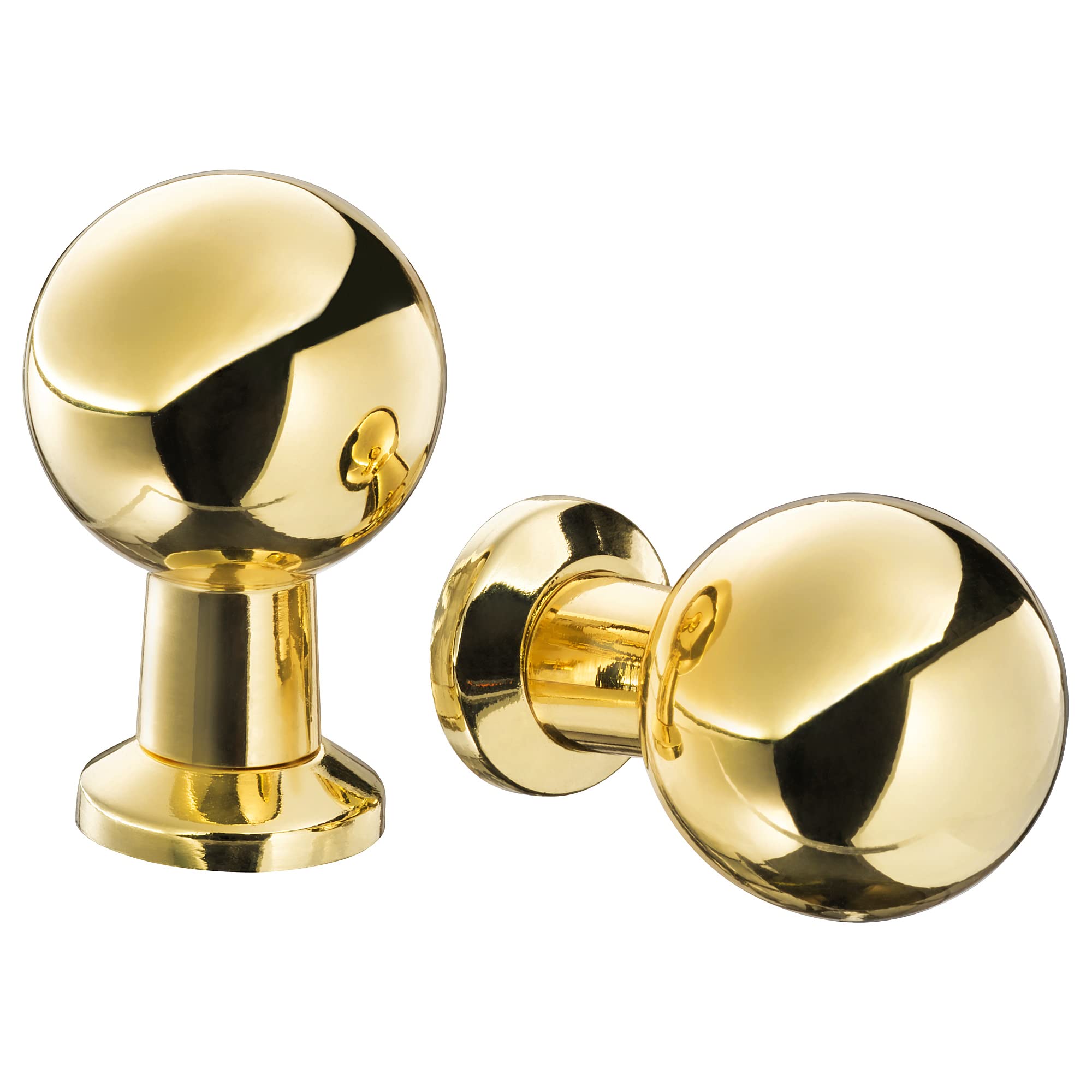 BAGGANÄS poignée bouton meuble laiton 20 mm pour placard et tiroir