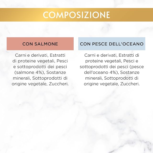 Foto 7 de 8 de GOURMET Gold - Comida húmeda para Gatos Adultos, con Pescado del océano y salmón, 48 Sobres de 85 g