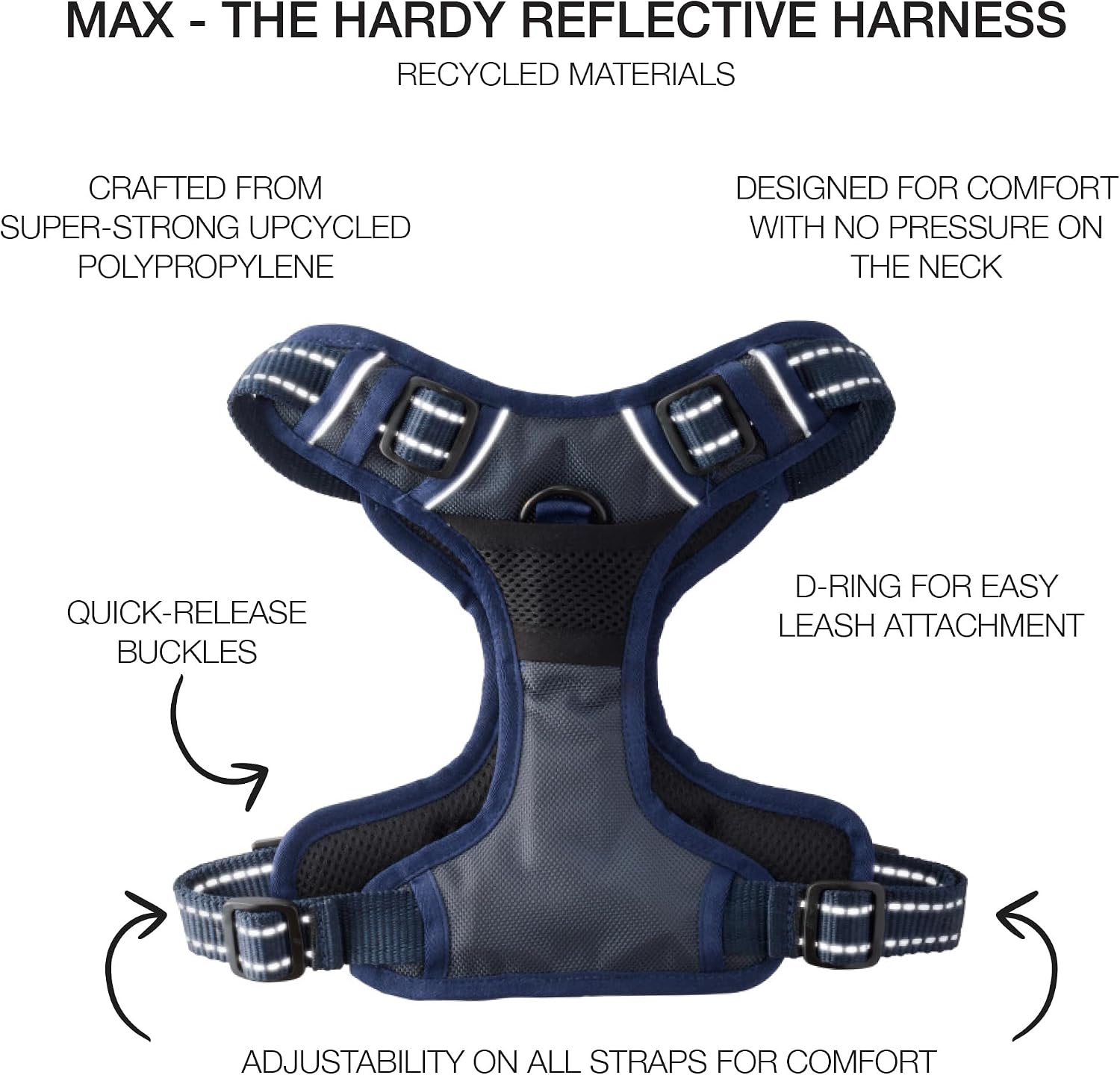Reflective Harness for Dogs by Pet Passion image 3