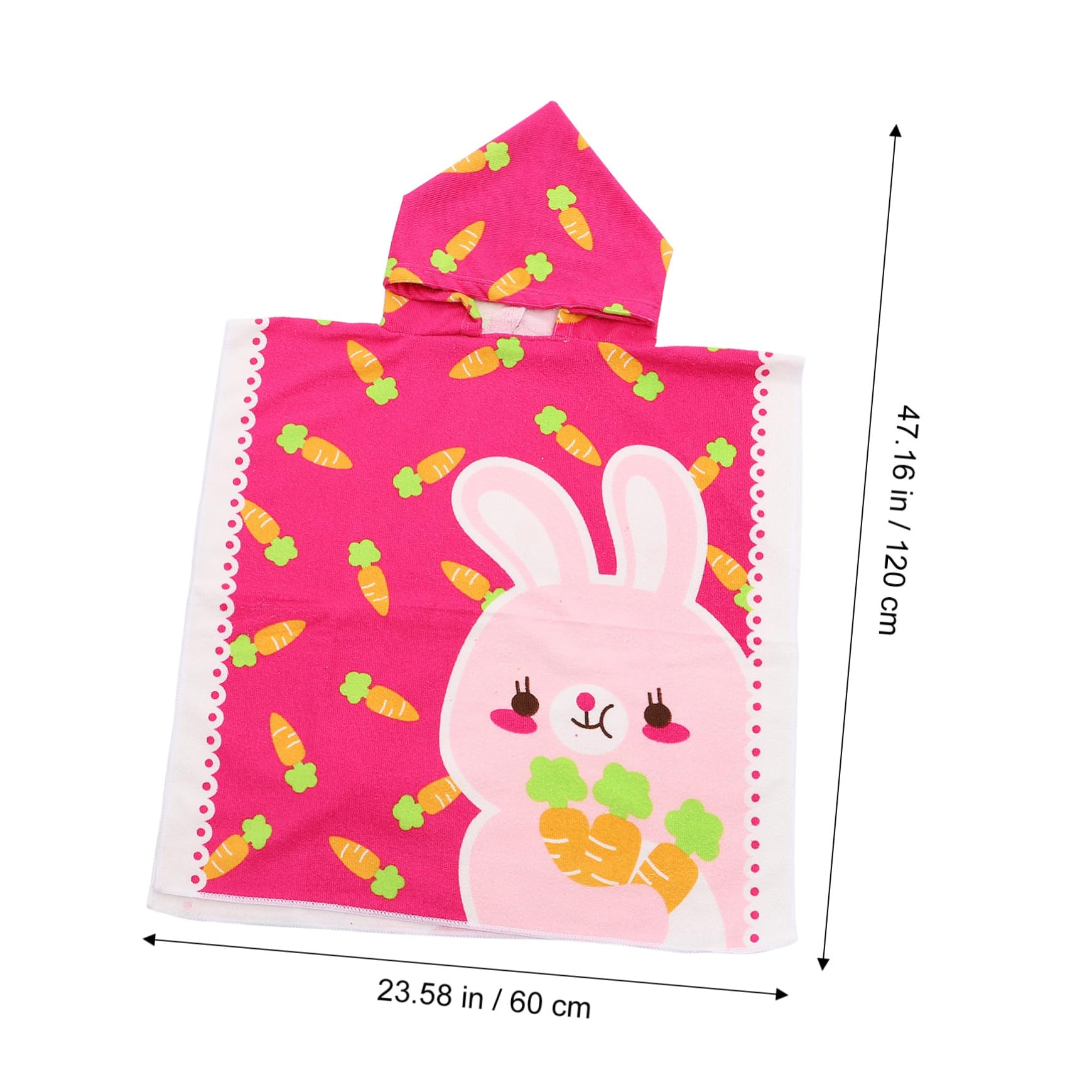 Cabilock 3 Pièces Peignoir pour Enfants Cape Serviette Peignoir De Bain Piscine Cape De Bain À Capuche Peignoirs De Bain pour De Toilette Peignoir À Capuche Fibre