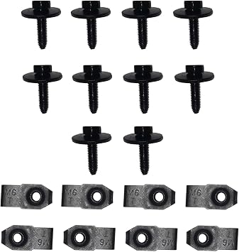 C5 Corvette Spoiler Lower Front Spoiler Complete 18 Piece Upgraded Mount Hardware Kit Fits 97 through 04 Corvettes