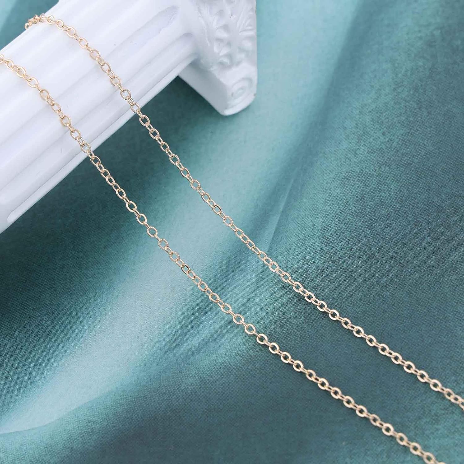 Boho Pearl Pendant Necklace Long Pearl Chain Necklace Gold Single Pearl Necklace Dainty Big Pearl Necklace Round Imitation Pearl Necklace Jewelry for Women - Image 6