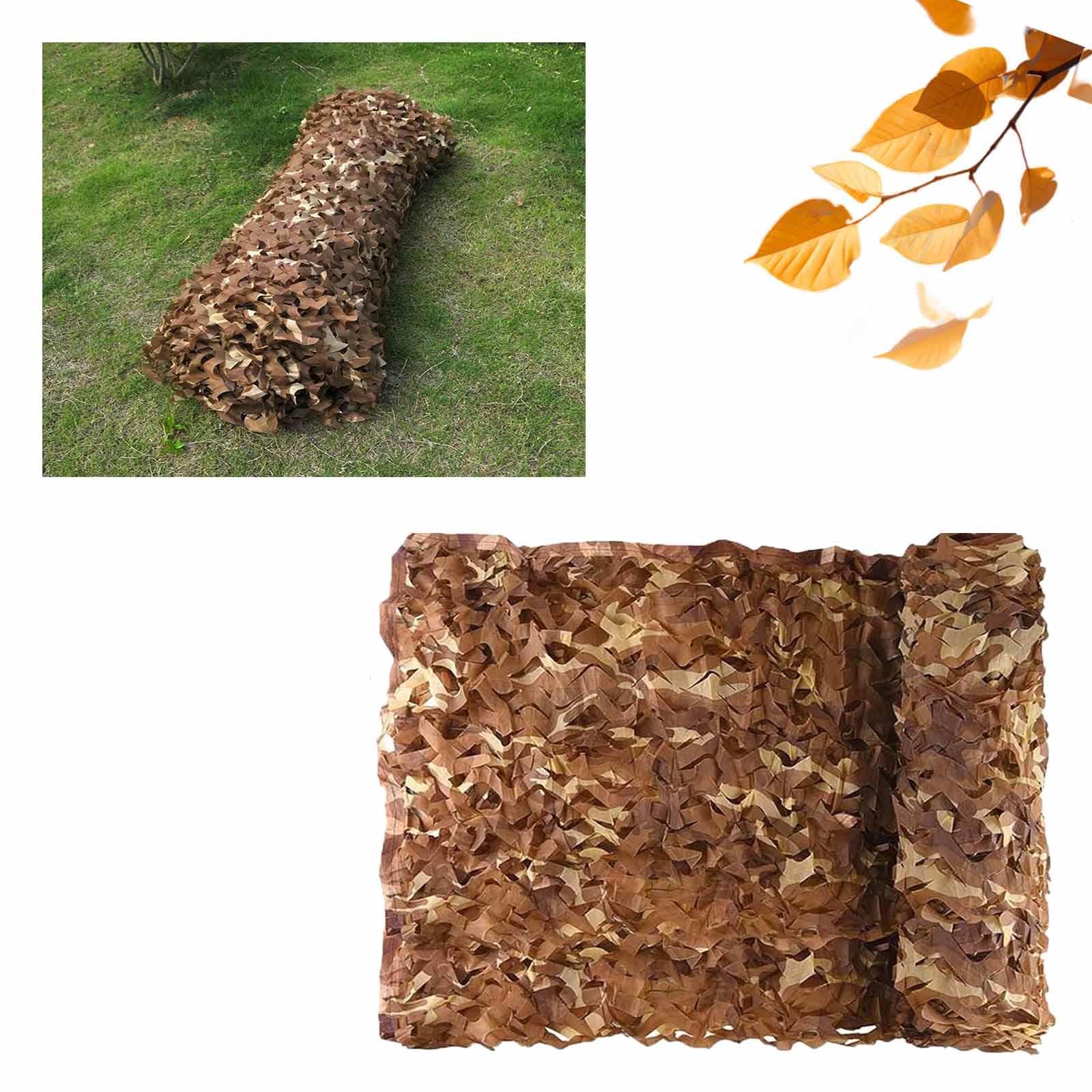 Dzhtuf Desert Camo Netting,Shade Net,For Military,Hunting,Camping,Shooting,Parties,Sun Protection,Car Covers,Decorative Camouflage Net,Lightweight And Durable,-5X5m/16.4X16.4ft