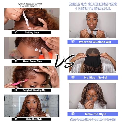 Miniatura 19 de Pelucas de cabello humano ondulado profundo con encaje frontal, densidad del 180%, pelucas de cabello humano ondulado y húmedo de 13 x 4, pelucas