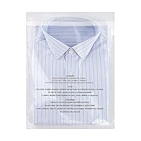 Vista 1 de 100 bolsas autoselladas de 1/16 de pulgada, bolsas de plástico transparente con aviso de asfixia, para impresiones, fotos, documentos, ropa