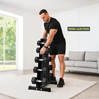 PhysKcal Súlyzótartó Állvány 3-6 Szintes Acél Fitness Rack 5