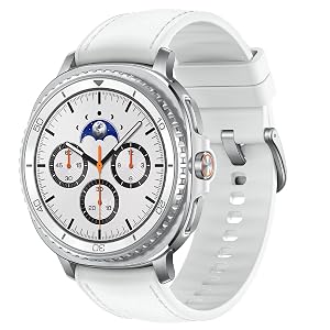 Samsung Galaxy Watch 8 Classic 2025 46mm Bluetooth Smartwatch Cushion Design Rotating Bezel Quick Button Sleep Coaching Running