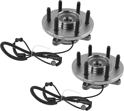 Vista 432 de TRQ Juego de 2 rodamientos y bujes de rueda trasera izquierda y derecha compatible con Ford Expedition 2007-2010 Lincoln Navigator 2007-2010