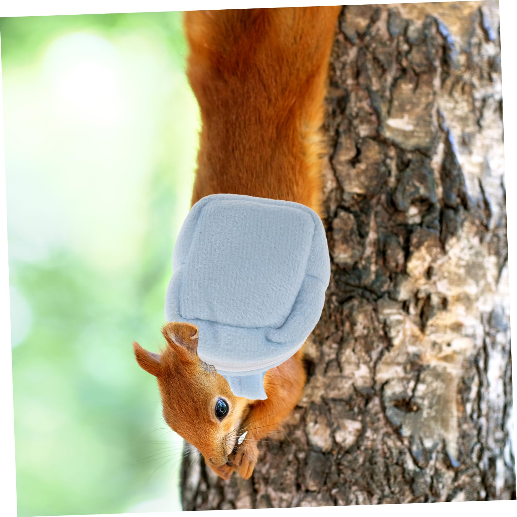 FONDOTIN 1Pc Adorable Hamster Backpack Pet Shoulder Pouch for Small Animals Portable Squirrel Knapsack Decoration Comfortable and Skin Friendly for Hamsters and Other