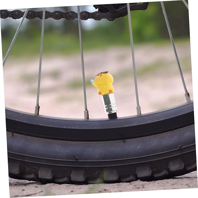 Tapas decorativas para válvulas de neumáticos de bicicleta miniatura 4