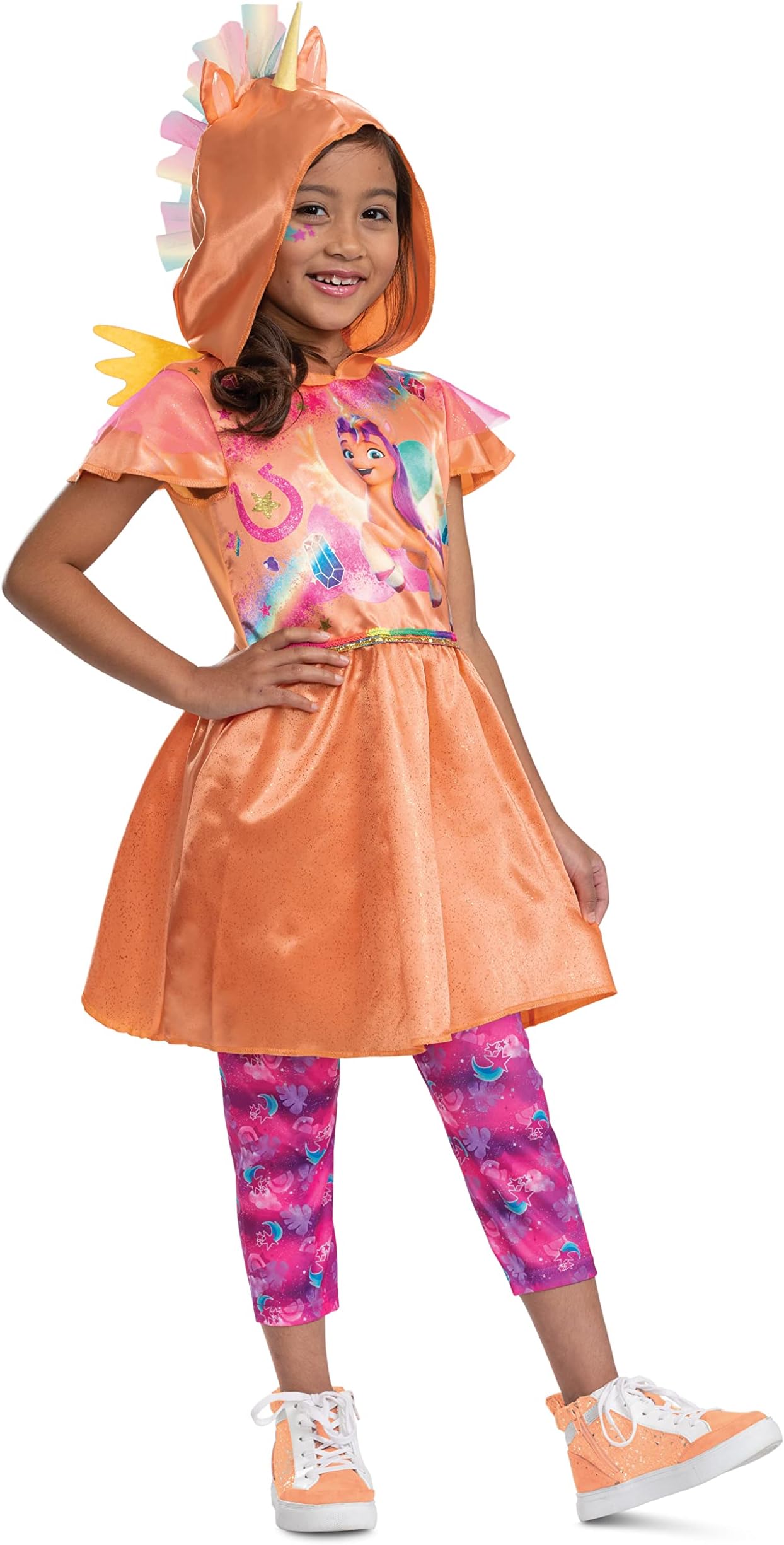 Sunny Alicorn Costume, Official My Little Pony Costume Dress for Kids, Size (4-6x)