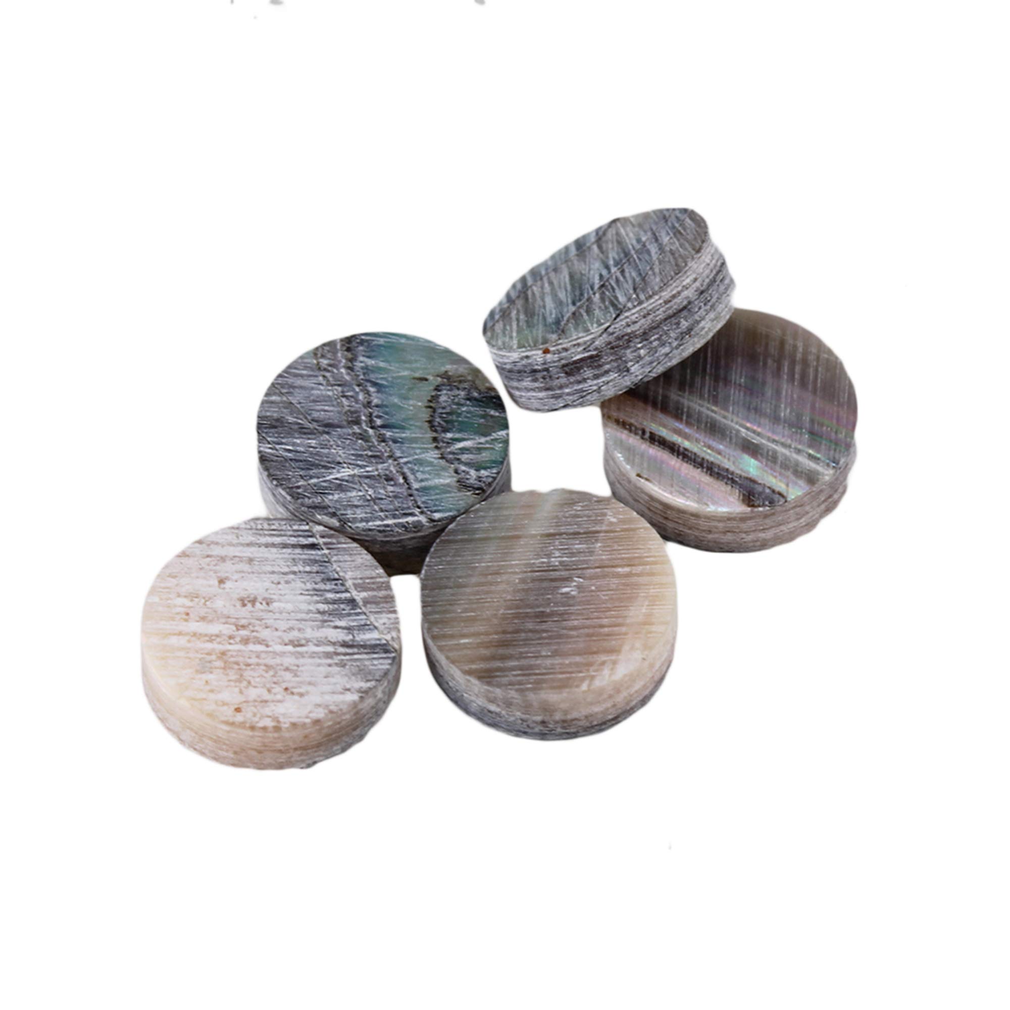 Yibuy 200 puntini rotondi multicolore per tastiera di chitarra e basso, 2 mm di spessore