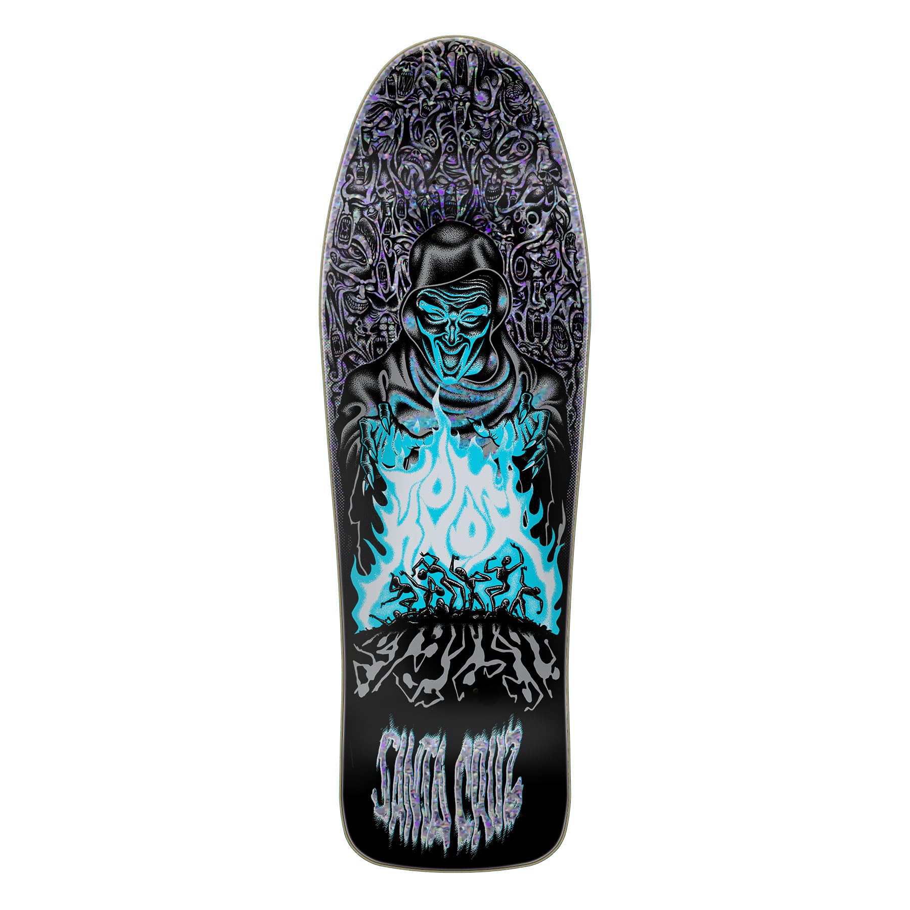 Santa Cruz Knox Firepit Reissue - Tablas de skate (25,58 x 79,438 cm)
