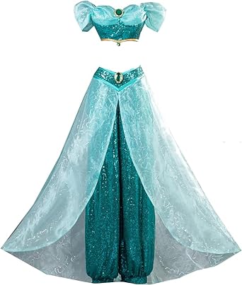Adult Arabian Princess Ball Gown Dress Costume Dress up Outfit