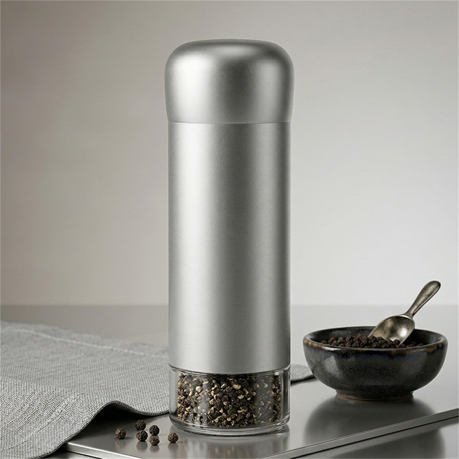 Molinillo de condimentos de cocina Molinillo de pimienta, Black
