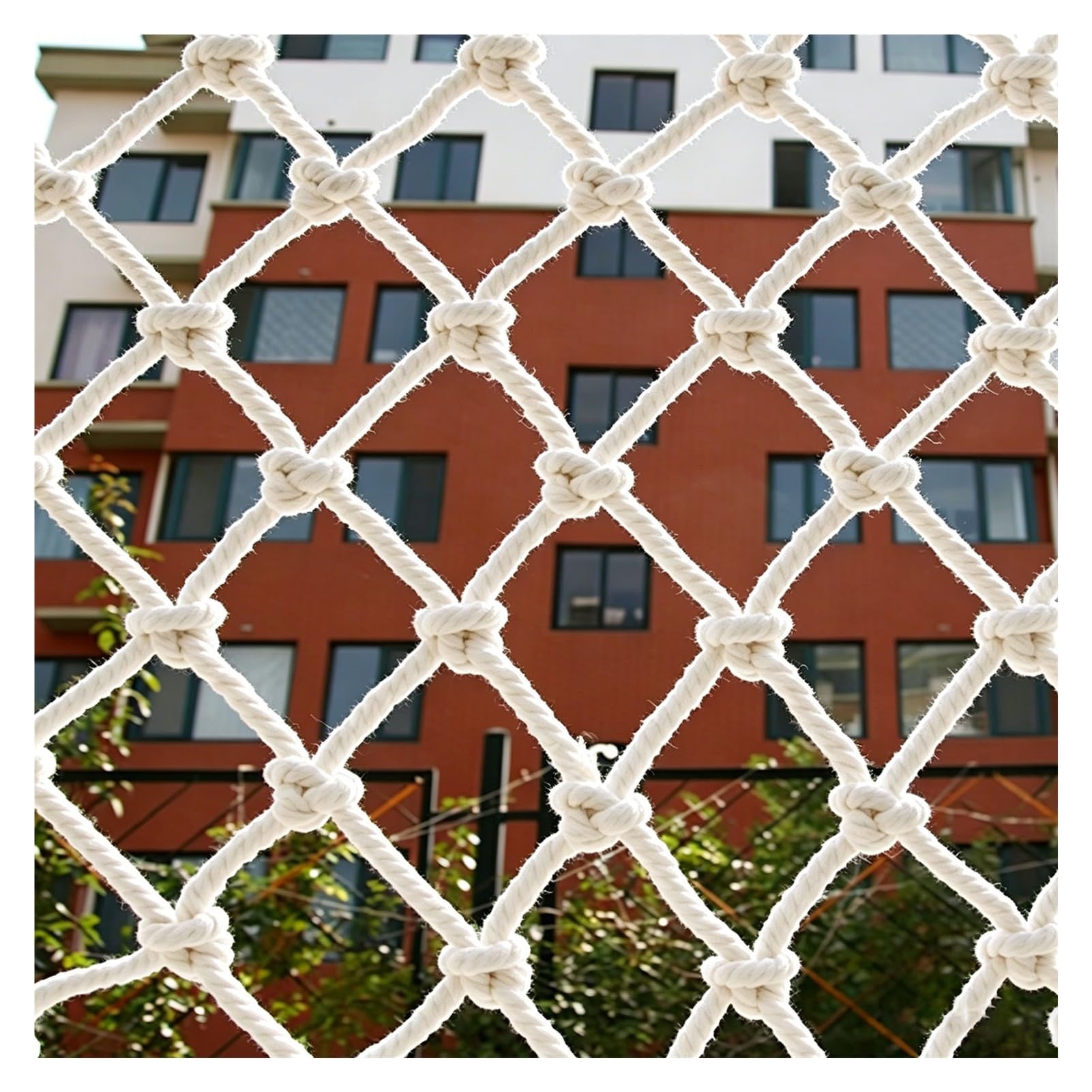 Driveway Net High Weather Resistance Garden Bar Decoration Netting Stairs Railing Netting Sports Courts Fencing Suspension Bridges(2x4m/6.56x13.12ft)