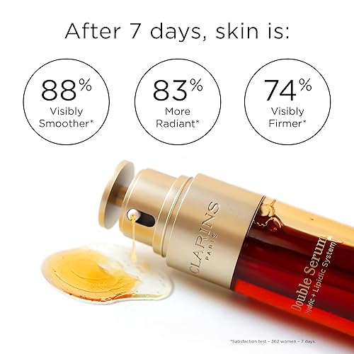 Miniatura 2 de Clarins Double Serum  Anti-Aging  Visibly Firms, Smoothes and Boosts Radiance in Just 7 Days*  21 Plant Ingredients, Including Turmeric  All Skin