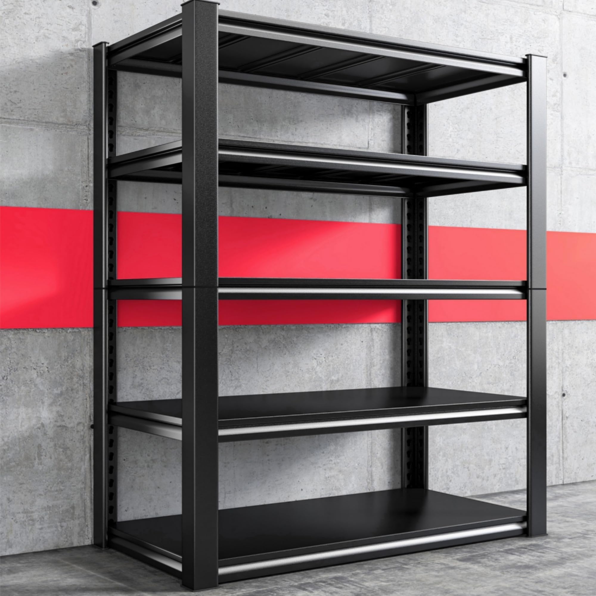 Hirsh 3,200 lb Capacity Iron Horse Shelving 5 Compartment