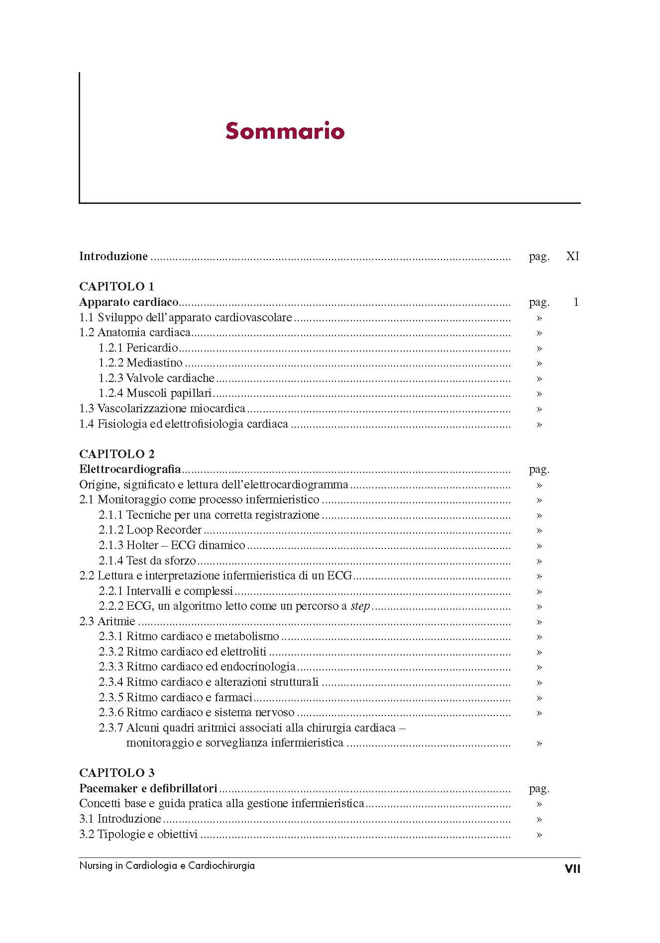 Nursing in cardiologia e cardiochirurgia. Evidenze scientifiche, approccio metodologico clinico e applicato