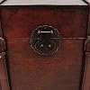 vidaXL Vintage Large Wooden Treasure Chest Mocha Brown Pirate Storage Trunk