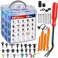 Vista 9 de Nilight 60Pcs Automotive Wire Loom Routing Clip Wiring Harness Assortment Kit 6 Different Sizes Universal Replacement Parts with Car Cable Ties for