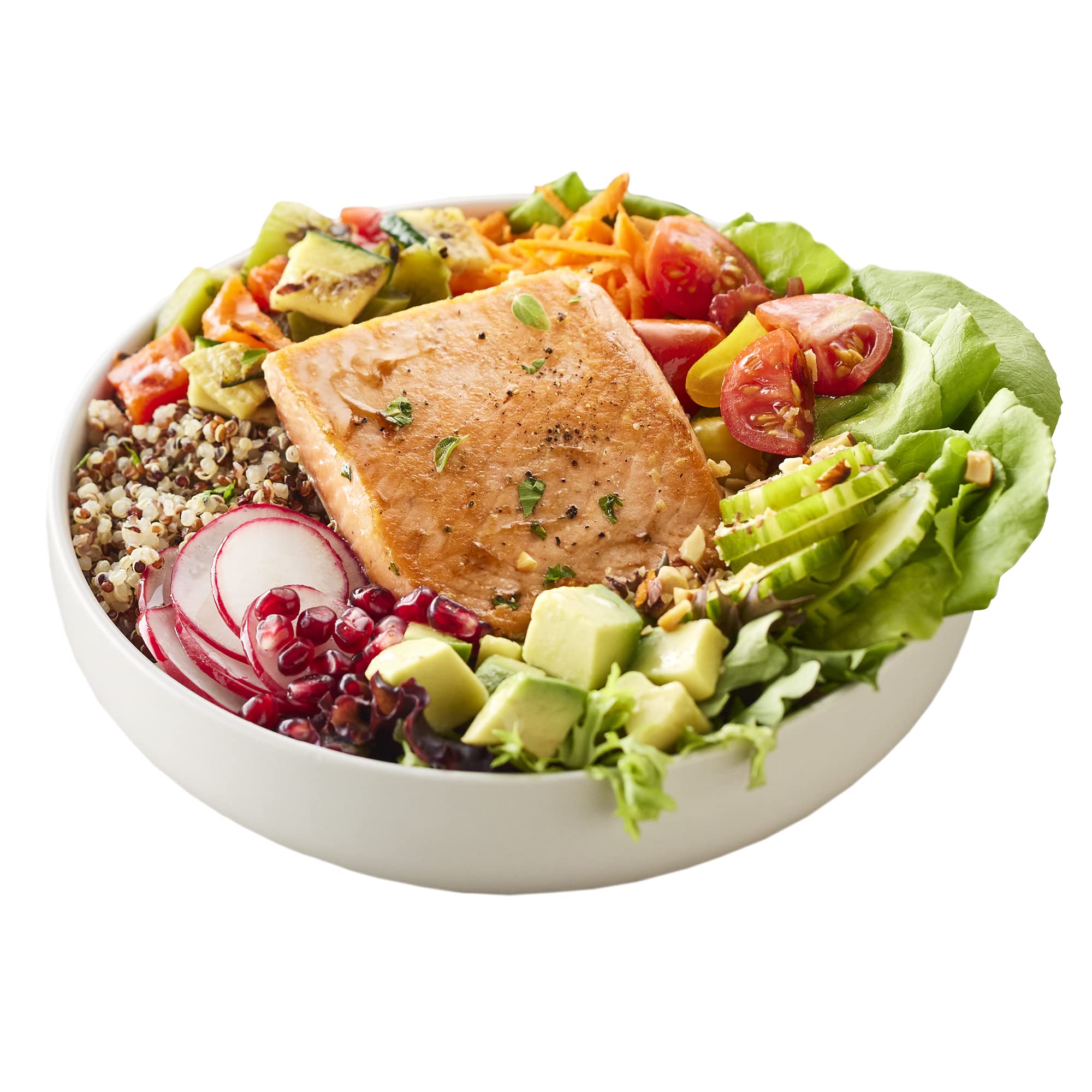 Vital Choice Wild Pacific King Salmon, Skin-On, Boneless, 4-Oz Portions