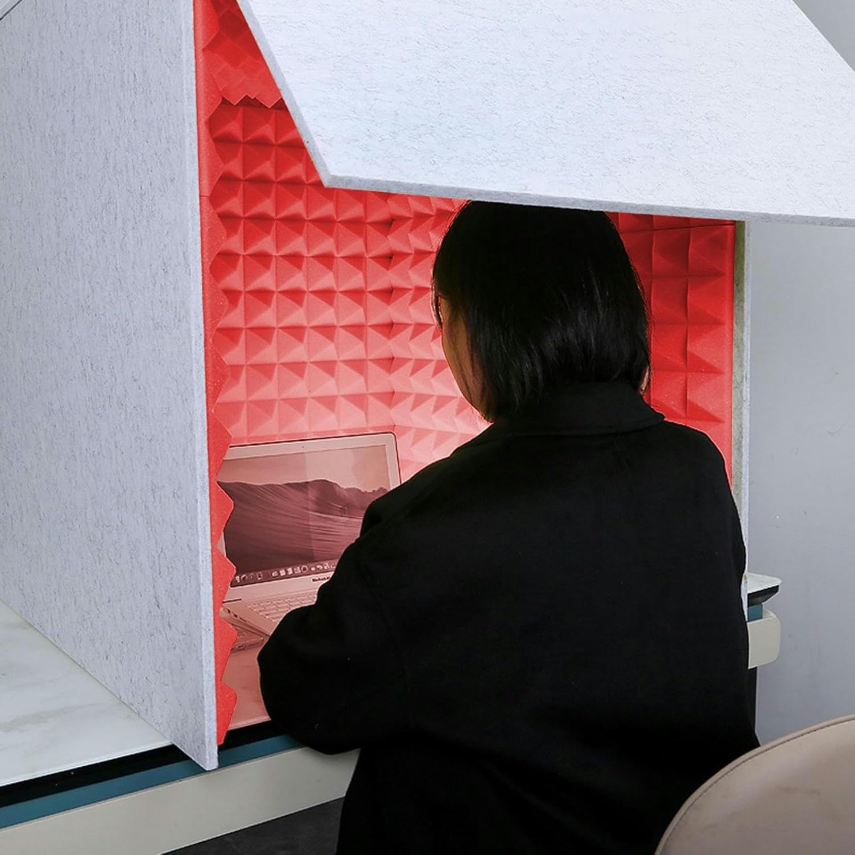 Boîte de studio isolation de microphone portable CNPRAZ salle insonorisée
