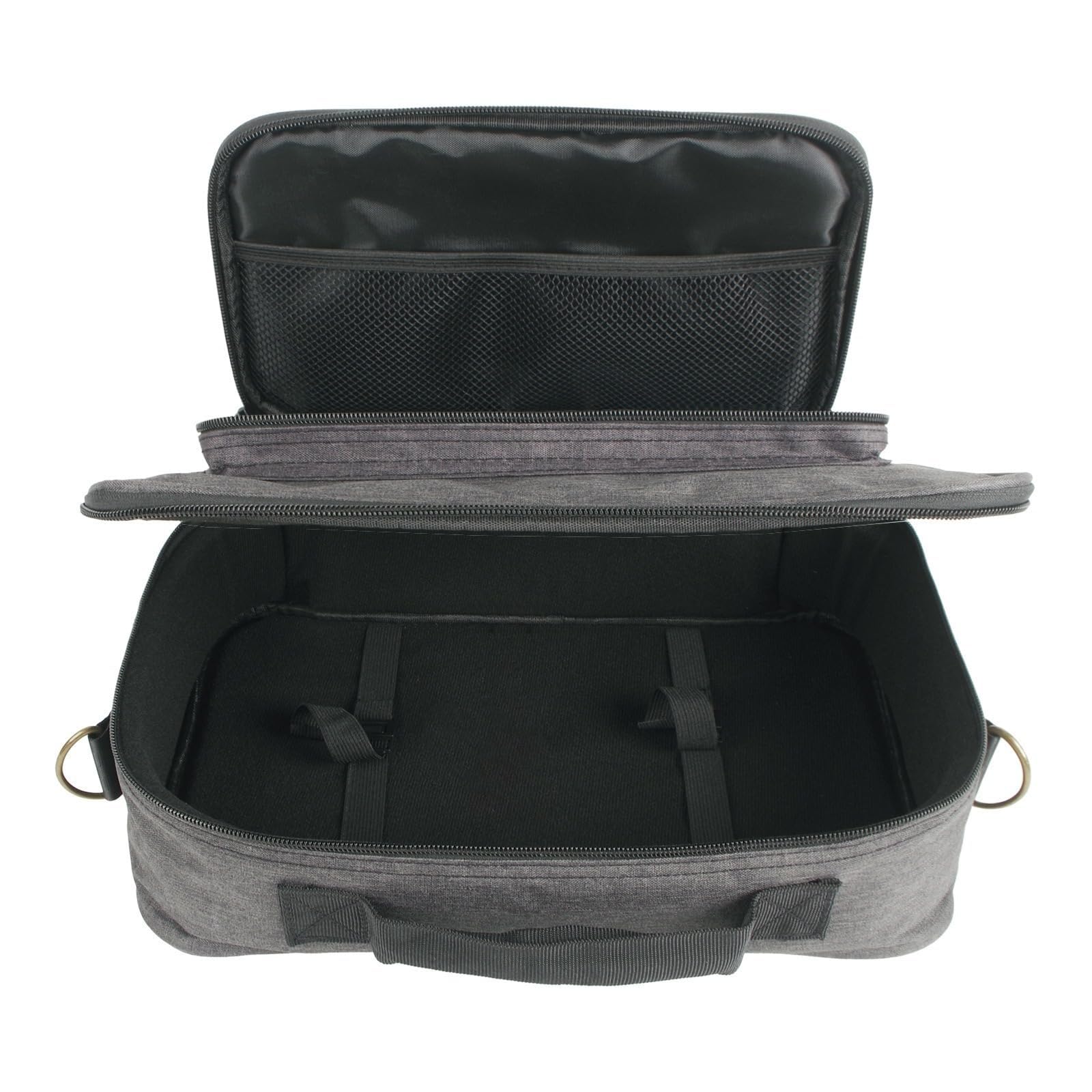 Borsa per il trasporto compatibile con i pedali multieffetto per chitarra Boss ME-80 / GT-1000 / GX-100 / ME-90, borsa portaoggetti per pedaliera con scomparto per cavi,Pacchetto multieffetto portatil