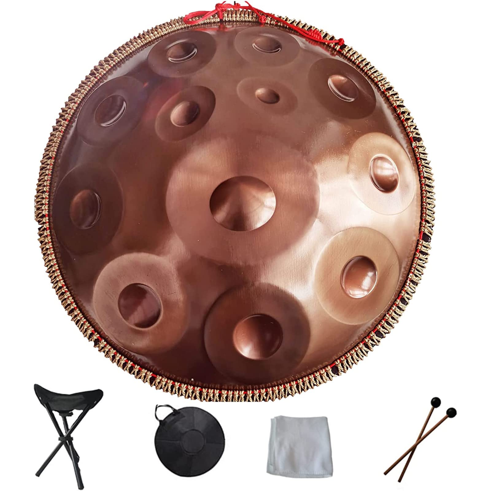 Amazon.com: PRABOS Harmonic Handpan Drum Hand Pan 9 10 12 14 Notes