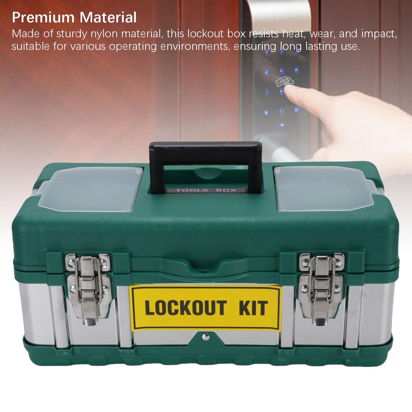 Skrzynka Lockout Tagout, Wytrzymały Nylonowy Stojak LOTO do