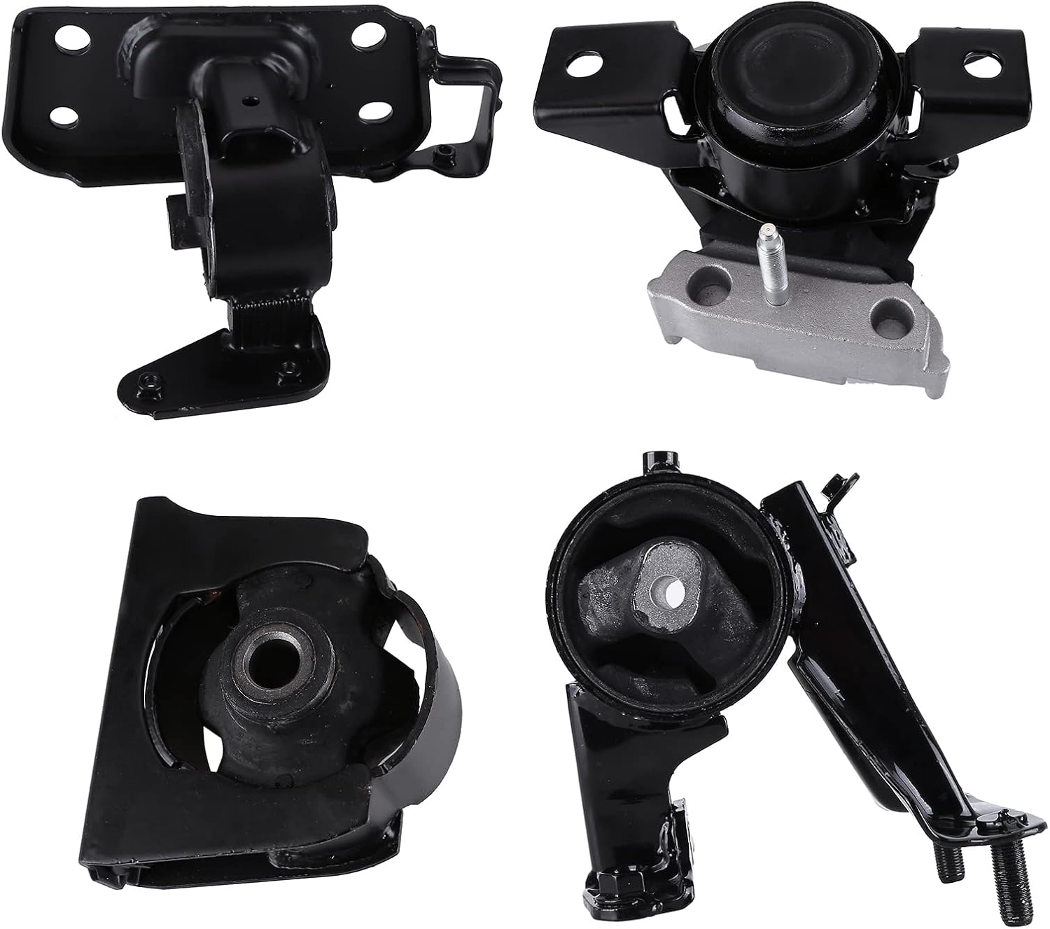 4PCS Engine Motor & Trans Mount Set Compatible with 2006-2008 RAV4 2.4L 2WD Front Rear Engine Motor Mount Right Transmission Mount Replace A62012 A62049HY A62050 A62064 for Auto Trans