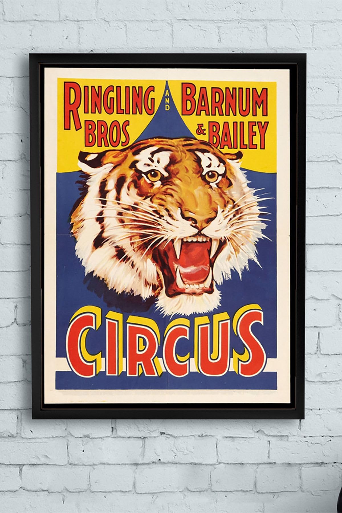 Postermanya (pster10554) Circus Vintage Çerçeveli Tablo (30 X 40cm)