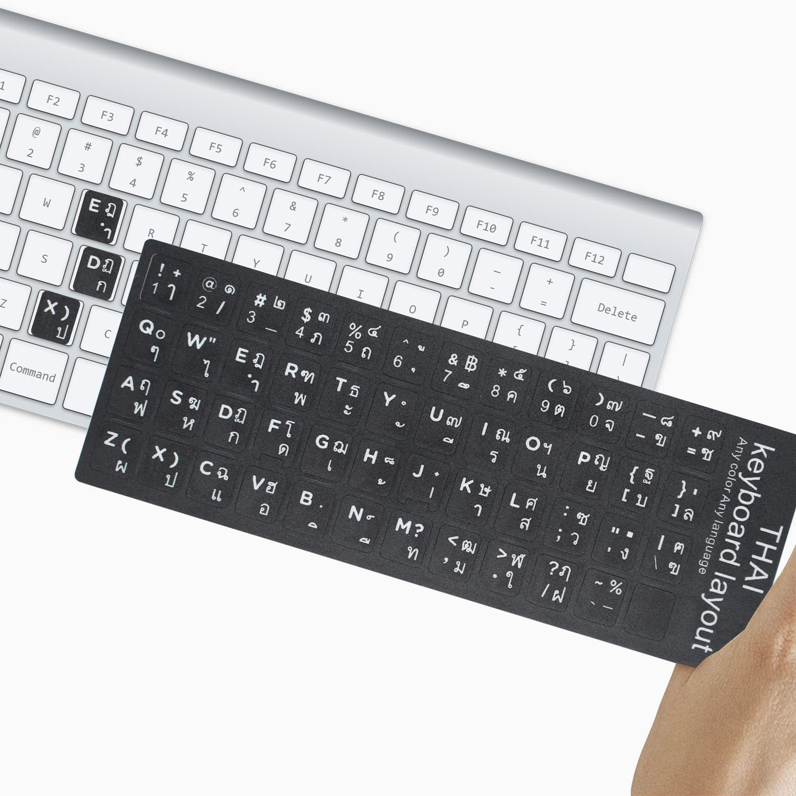 Buy Careflection 1 Piece Thai Keyboard Stickers, Keyboard Letters
