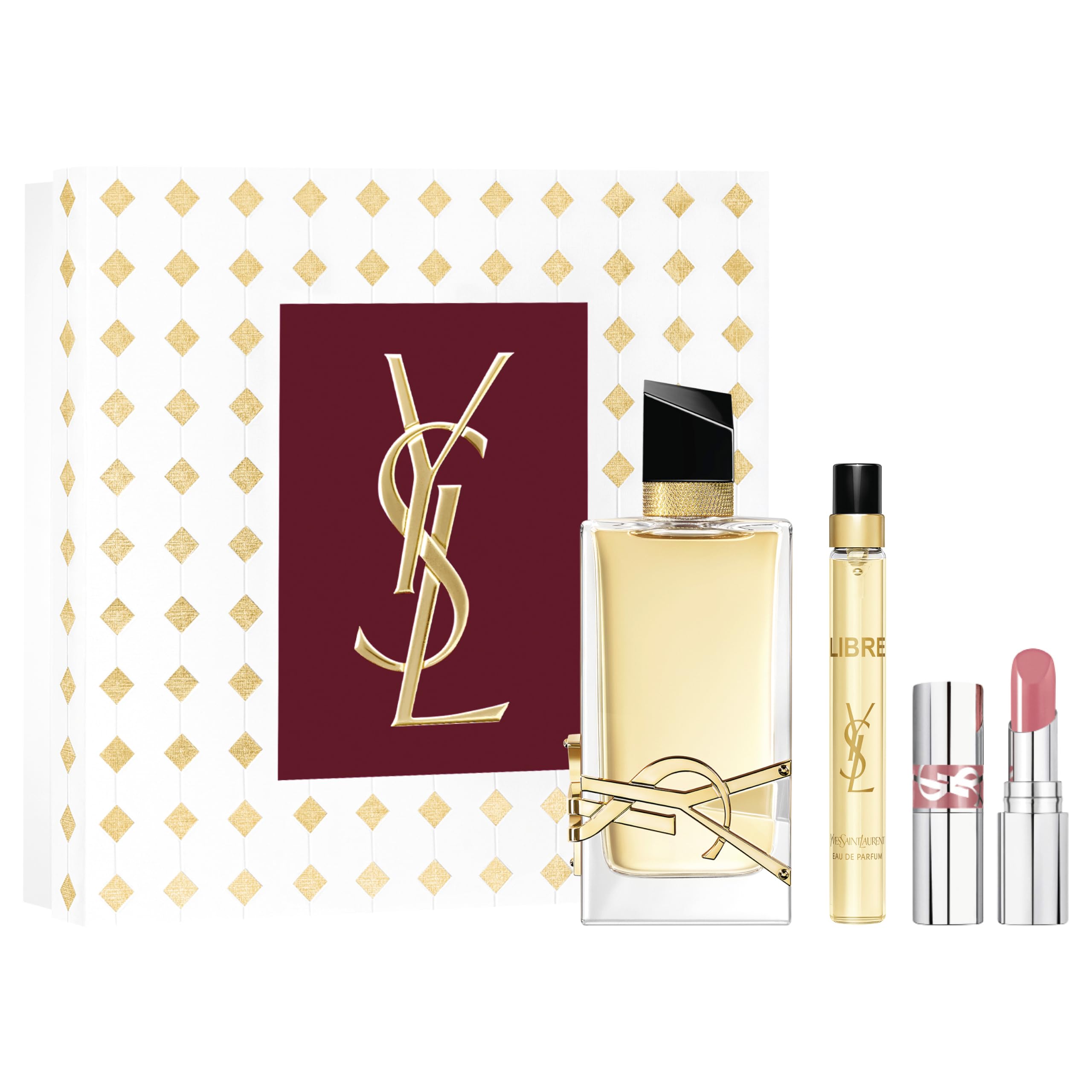 Yves Saint Laurent Libre Eau de Parfum 90ml Gift Set 2026 (Contains 90ml EDP, 10ml Travel Spray and Lipstick)
