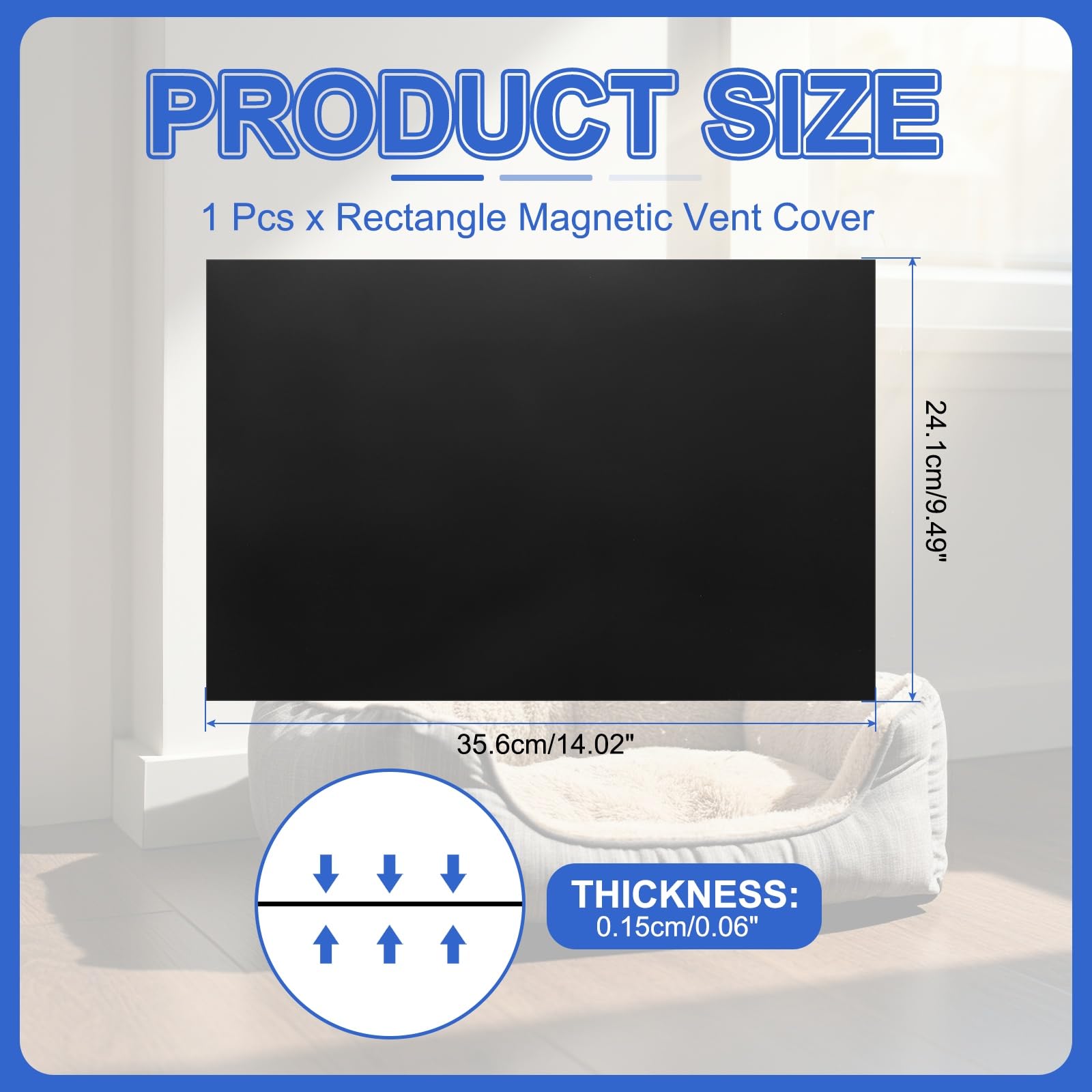 PATIKIL Rectangle Magnetic Vent Covers 14x9.5 Inch - Image 2
