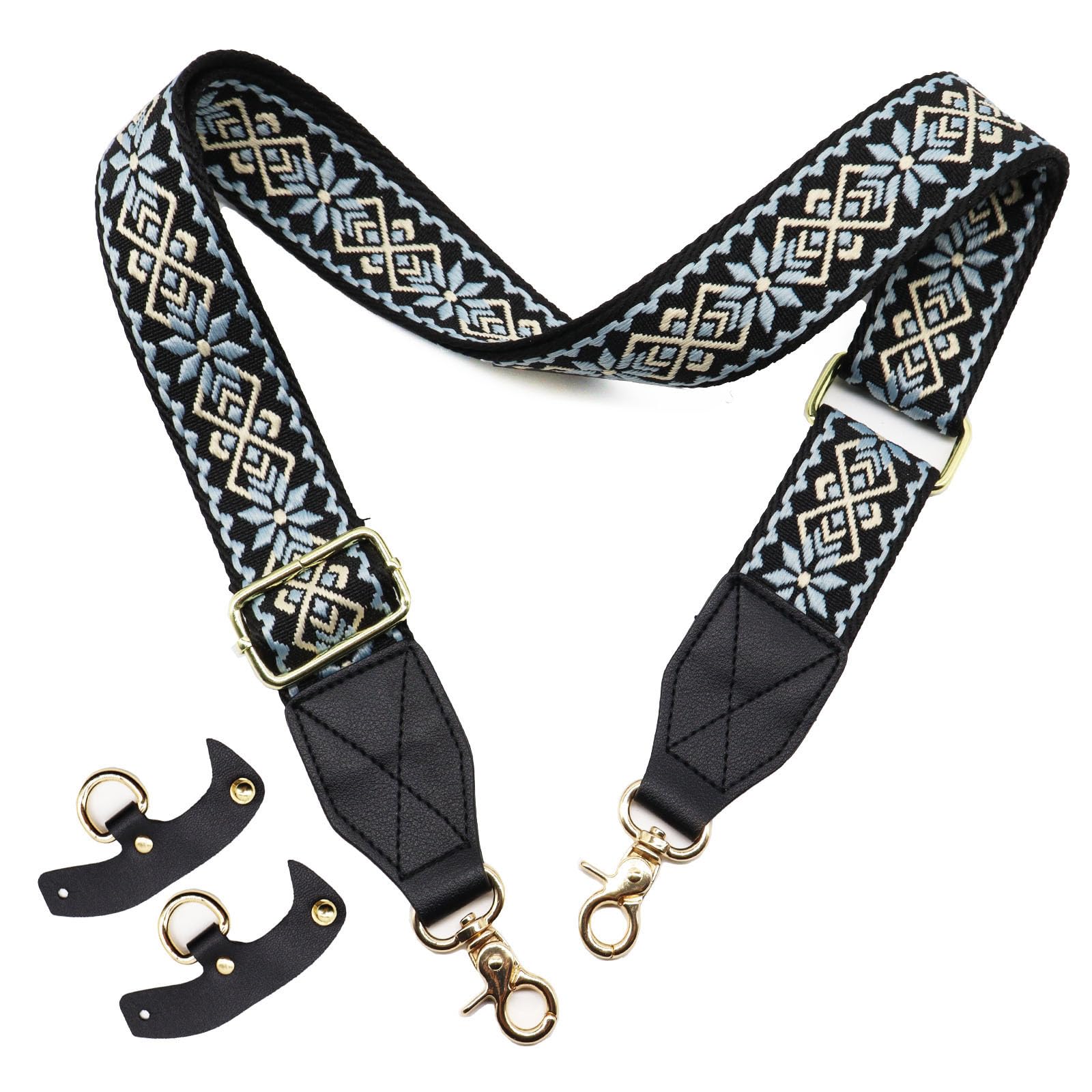 LEMEDE Purse Strap Replacement Crossbody 1.5" Wide Shoulder Strap Adjustable Straps Handbag Strap Replacement Belts