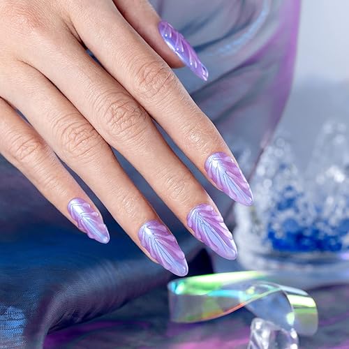 Miniatura 4 de RARJSM Esmalte de uñas de gel perlado con purpurina nacarada, esmalte de gel rosa, beige, perla, azul, verde, morado, brillante, efecto de hilo de