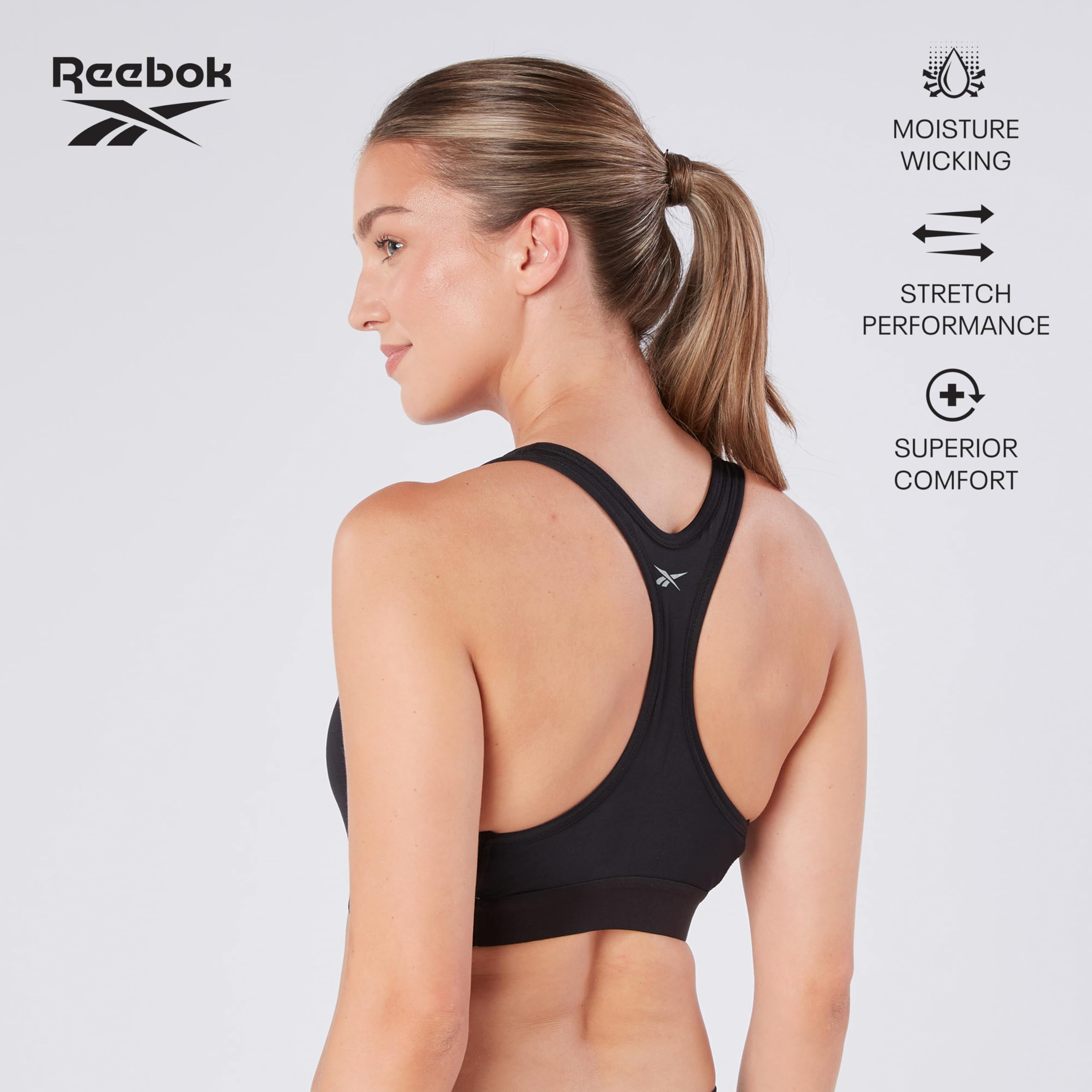 Reebok Steffi Ropa Interior de Mujer Mujer (Pack de 1)