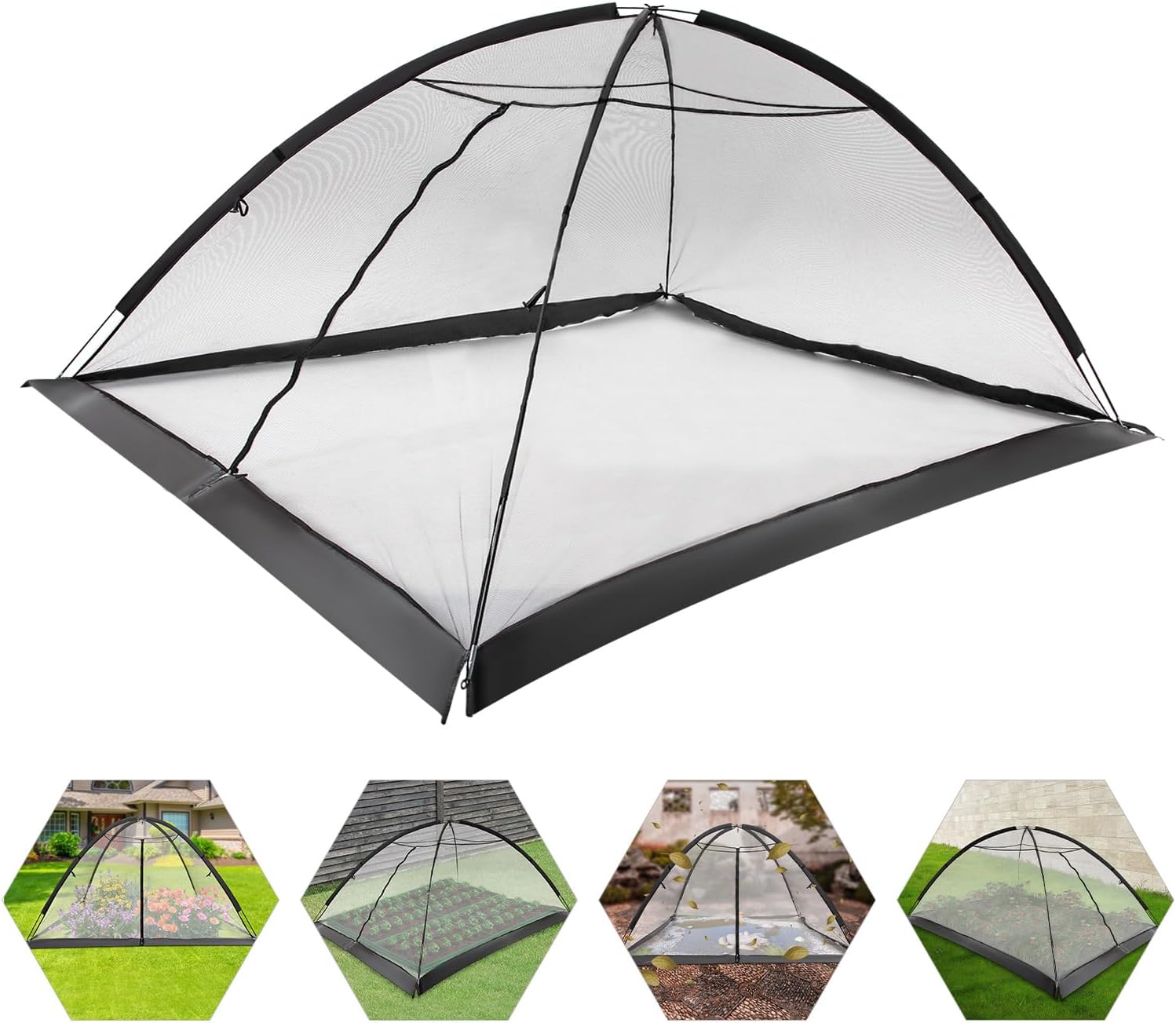 WUPYI Pond Cover Dome,8x10 FT Garden Pond Net,Pond Tent
